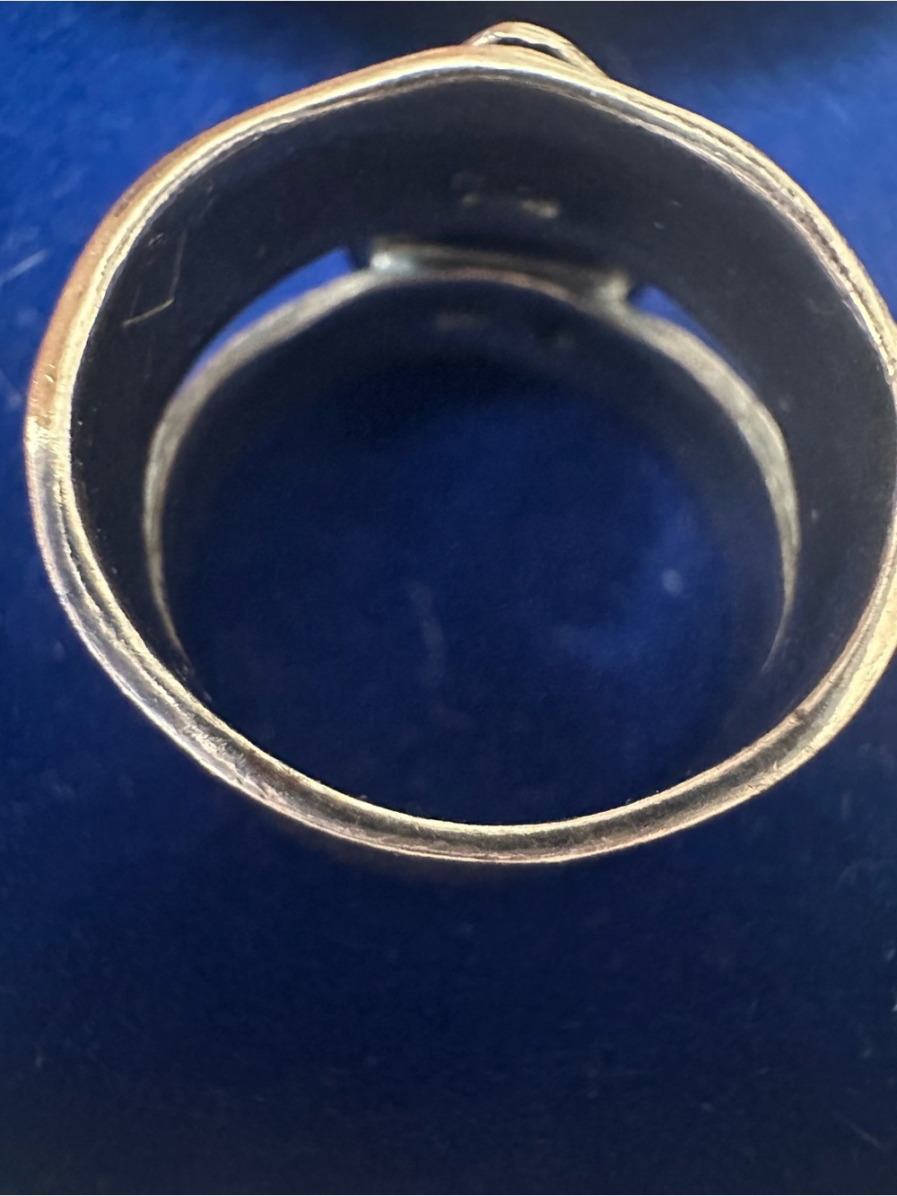 Silpada Sterling Silver Teardrop Blue Opal Ring - Picture 4 of 6